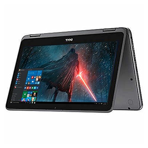 2018 Flagship Dell Inspiron 11.6" 2-in-1 HD Touchscreen Convertible Laptop/Tablet, Intel Quad-Core Pentium Win 10 - Gray