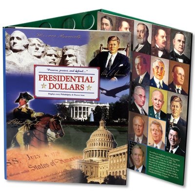 2007 P, D 2007-2020 Presidential Dollars 80 Coin Set in Full Color Littleton Coin Folder Uncirculated