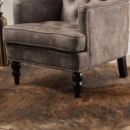Christopher Knight Home Malone Microfiber Club Chair, Greyish Brown