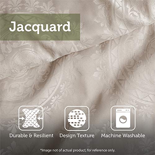 Madison Park Cozy Comforter Set-Luxurious Jaquard Traditional Damask Design All Season Down Alternative Bedding with Matching Shams, Decorative Pillow, California King (104 in x 92 in), Grey 7 Piece