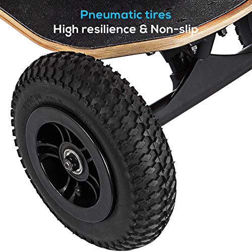 Hi-Na Mountain Board All Terrain Skateboard Kiteboard Cross Country  Big Wheel Downhill Longboard w/ Bindings