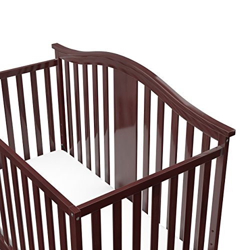 Graco Solano 4in1 Convertible Crib With Mattress, Espresso, Converts to Toddler Bed/Full Bed