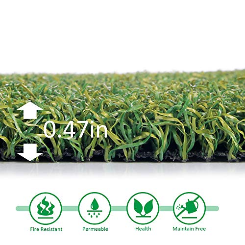 · Petgrow · Pro Putting Green Golf Artificial Grass Turf 13FTX77FT， Indoor Outdoor Golf Training Mat, Synthetic Fake Grass for Baseball Football Gym Sports