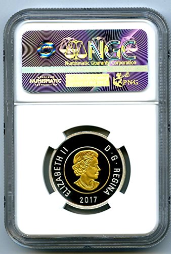 2017 Canada Silver Proof 150TH ANNIVERSARY Toonie Two Dollar Gilt Gold Polar Bear FIRST RELEASES $2 PF70 NGC