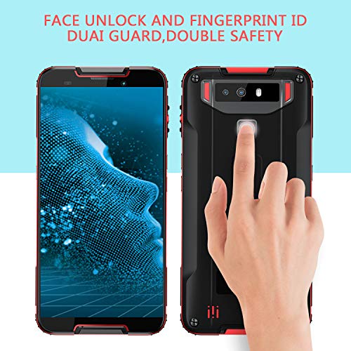 CUBOT Quest Smartphone 64GB Unlocked Rugged Dual 4G SIM Android 9.0 Pie 4000mAh 5.5in HD Display Face ID Finger Print