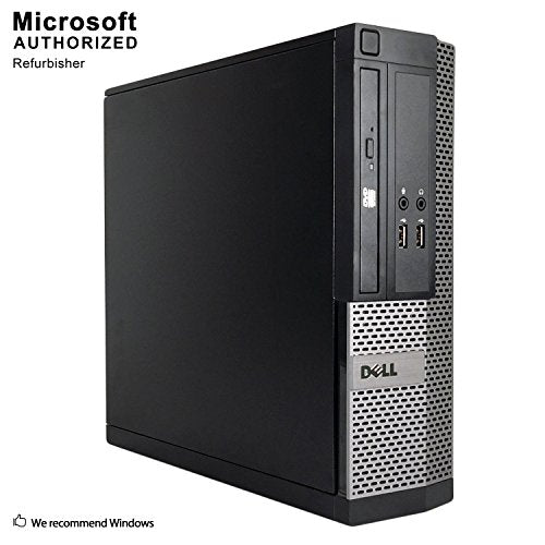 2018 Dell OptiPlex Flagship Premium Business Desktop Computer (Intel Core i3-2100 3.1GHz, 16GB RAM) W-10