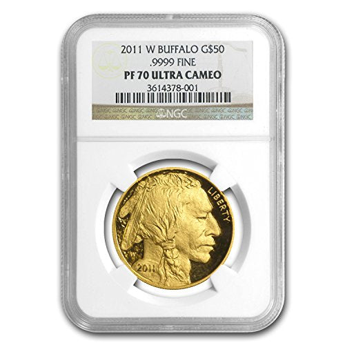 2011 W 1 oz Proof Gold Buffalo PF-70 NGC 1 OZ PF-70 NGC