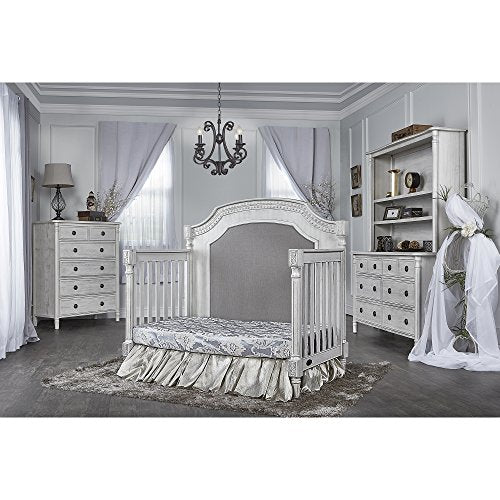 Evolur Julienne 5 in 1 Convertible Crib, Antique Grey Mist