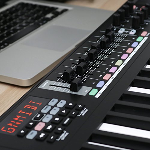 M-Audio Code 61 (Black) | USB MIDI Controller With 61-Key Velocity Sensitive Keybed, X/Y Pad, 16 Velocity Sensitive Trigger Pads & A Full-Consignment of Production/Performance Ready Controls