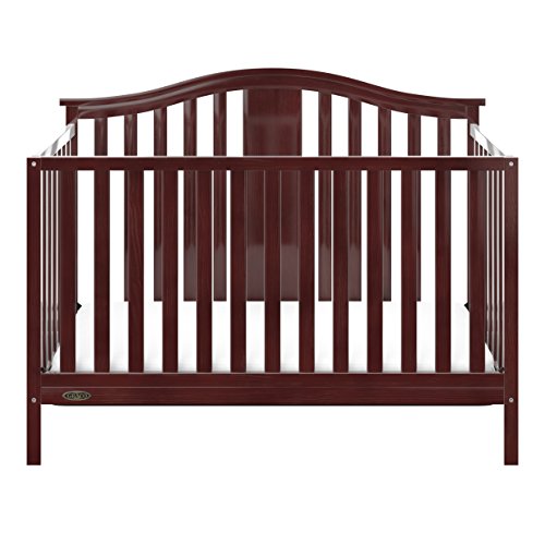 Graco Solano 4in1 Convertible Crib With Mattress, Espresso, Converts to Toddler Bed/Full Bed