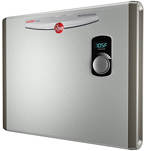 Rheem 240V 4 Heating Chambers RTEX-36 Residential Tankless Water Heater, GRAY