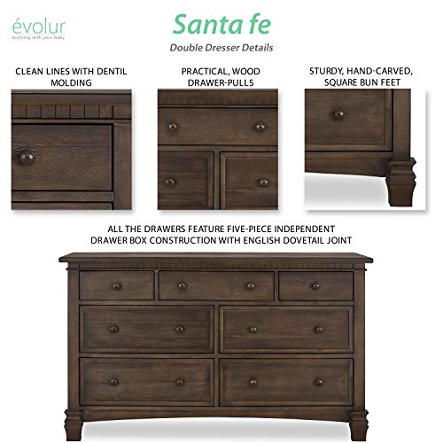 Evolur Cheyenne and Santa Fe Double Dresser