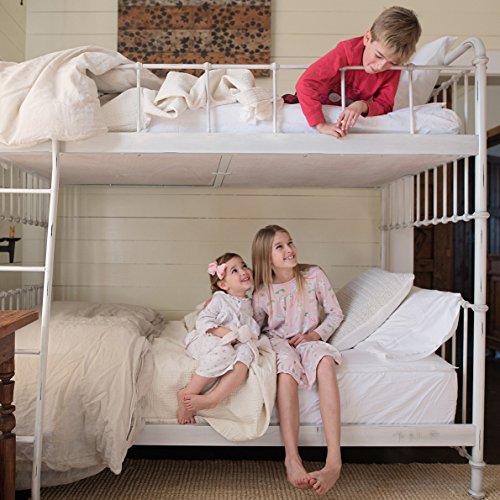 QuickZip Fitted Sheet - Includes 1 Fitted Sheet Base & 2 Zip-On Sheets - Easy to Change, Fold & Wash Twin Sheet - Percale 200 TC Cotton Fitted Sheets – 10.5” Deep Pockets Twin Size Sheets – Lavender