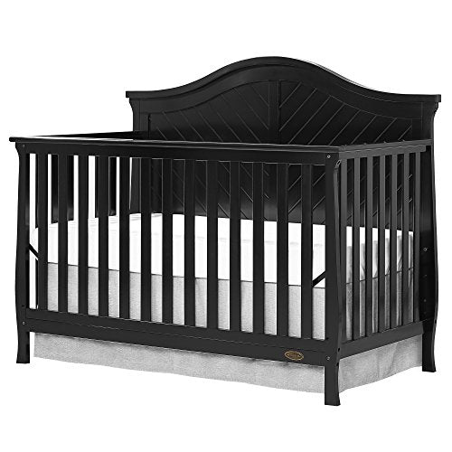 Dream On Me Kaylin 5 in 1 Convertible Crib, Black