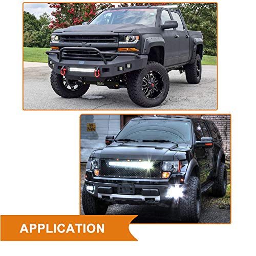 LED Light Bar Kit Rigidhorse 52 Inch 42 Inch 4 Inch 38000LM 6500k IP68 Flood Spot Beam Combo Osram Chip LED Light Bars for Truck ATV SUV
