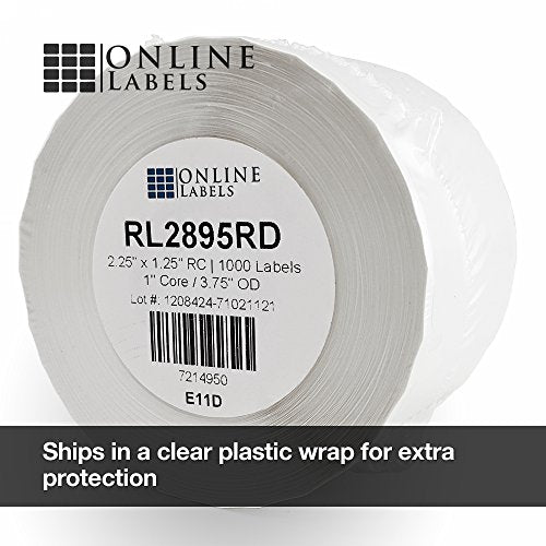 2.25 x 1.25 Removable Labels for DYMO Printers - 1,000 Labels Per Roll, 24 Rolls Totaling 24,000 Labels - Online Labels