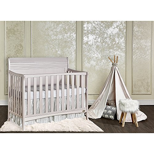 Dream On Me Bailey 5-in-1 Convertible Crib, Blush Pink