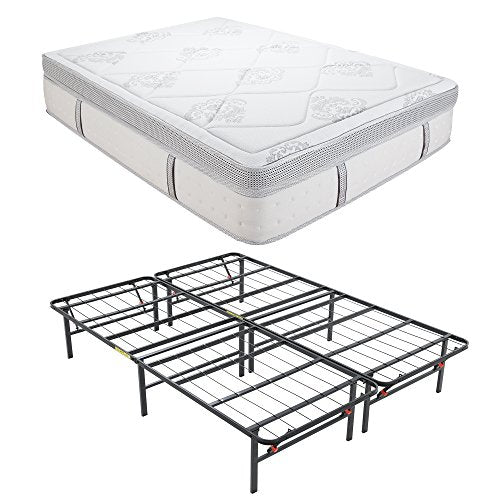 Classic Brands Gramercy Euro-Top Cool Gel Memory Foam and Innerspring Hybrid 14-Inch Mattress