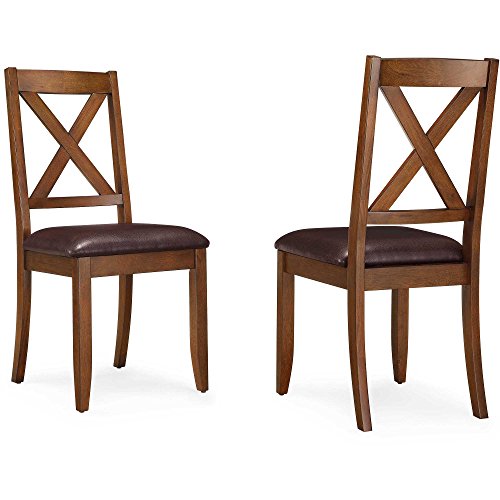 Better Homes and Gardens Maddox Crossing Dining Chair, Set of 2, Brown