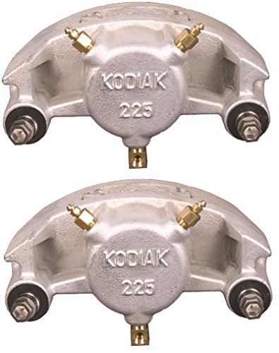 2-Pack Kodiak Trailer Brakes Replacement Dacroment Caliper w/ Ceramic Pads