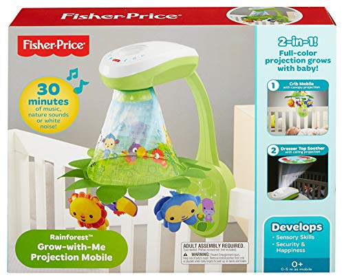 Fisher-Price Rainforest Grow-with-Me Projection Mobile