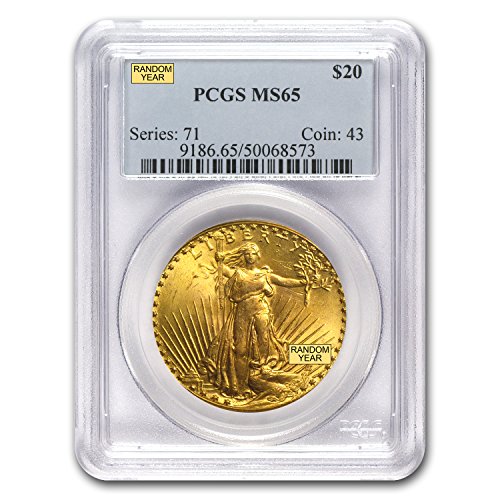 1907-1933 $20 Saint-Gaudens Gold Double Eagle MS-65 PCGS G$20 MS-65 PCGS