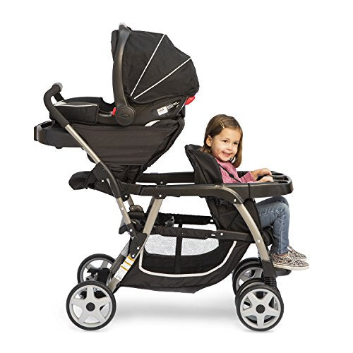 Graco Ready2grow Click Connect Double Stroller, Gotham (Discontinued by Manufacturer)