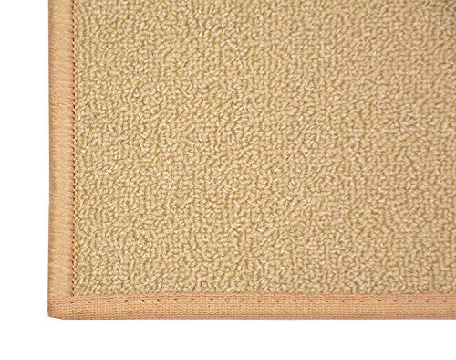 RugStylesOnline Custom Size Solid Color Beige Roll Runner Rug 36 Inch Wide x Your Length Size Choice Slip Skid Resistant Rubber Back Cut to Size Many Color Options (Beige, 25 ft x 36 in)