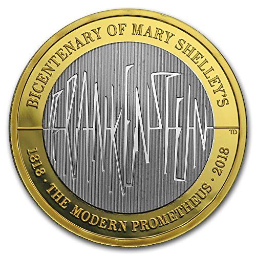 2018 UK Great Britain £2 Silver Proof Frankenstein 200th Anniversary Silver Brilliant Uncirculated