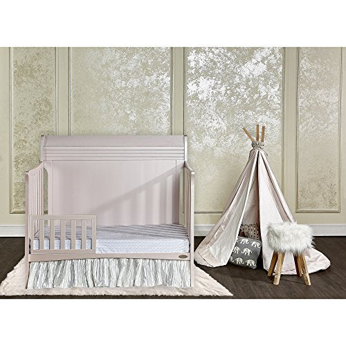 Dream On Me Bailey 5-in-1 Convertible Crib, Blush Pink