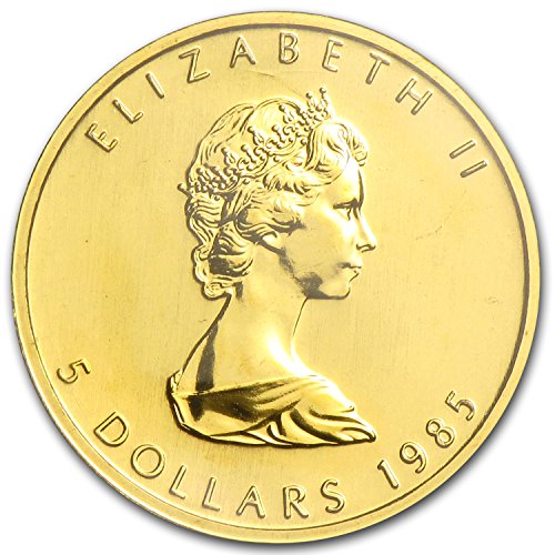 1985 CA Canada 1/10 oz Gold Maple Leaf BU Gold Brilliant Uncirculated