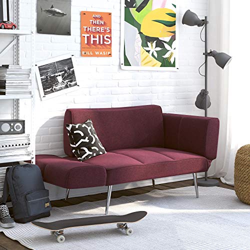 Novogratz Leyla Loveseat, Berry