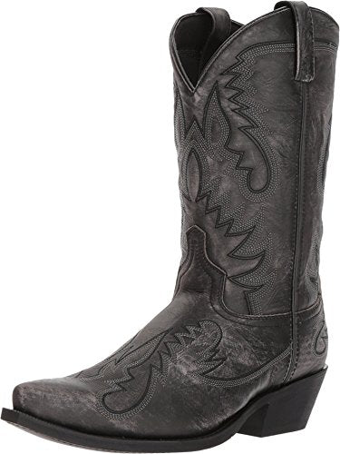 Laredo Garrett Sanded Black 8 4E - Extra Wide