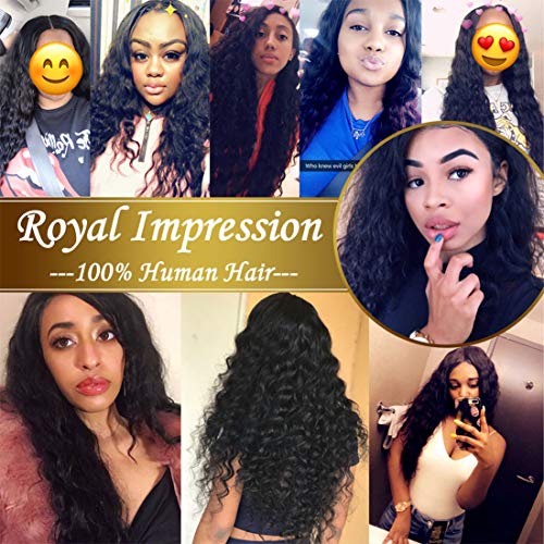 10A Brazilian Virgin Hair Loose Wave 3 Bundles with Closure (16 18 20+14"Closure) Brazilian Human Hair Bundles with Closure 100% Unprocessed Virgin Remy Hair Bundles with Lace Closure Natural Color