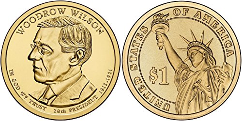 2013 P 25 Coin Bankroll of Woodrow Wilson Presidential Uncirculated