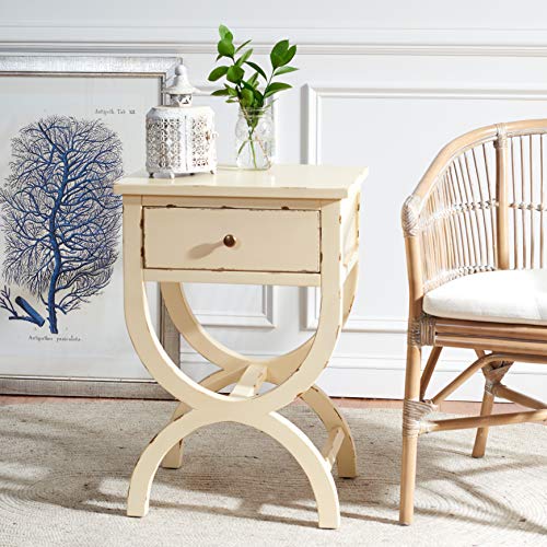 Safavieh American Homes Collection Maxine Vintage Cream Accent Table