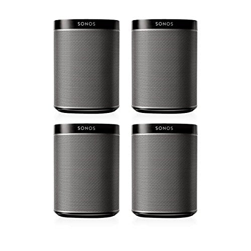 SONOS Play:1 2-Room Streaming Music Starter Set Bundle (Black & White)