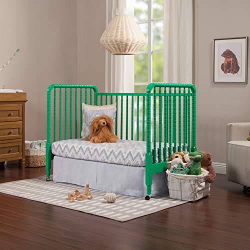 DaVinci Jenny Lind 3-in-1 Convertible Portable Crib in Navy - 4 Adjustable Mattress Positions, Greenguard Gold