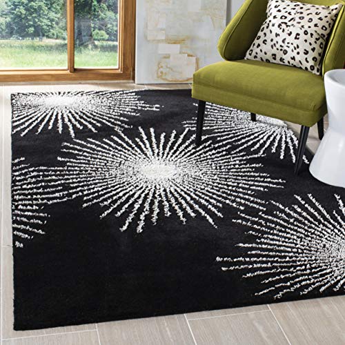 Safavieh Soho Collection Handmade Fireworks Beige and Multicolored Premium Wool Area Rug (5' x 8')