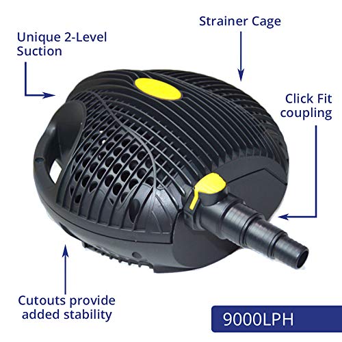 Laguna Max-Flo 2400 Electronic Waterfall and Filter Pump for Ponds Up to 4800-Gallon