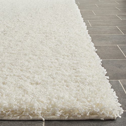 Safavieh Laguna Shag Collection SGL303A Ivory Area Rug (8'6" x 12')