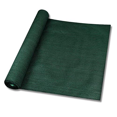 Patio Paradise 8' x 145' Sunblock Shade Cloth Roll,Dark Green Sun Shade Fabric 95% UV Resistant Mesh Netting Cover for Outdoor,Backyard,Garden,Plant,Greenhouse,Barn