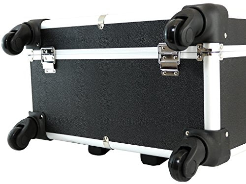 D'Luca Accordion Case with Wheels, 16L X 16.5H X 8W (MT3412C)