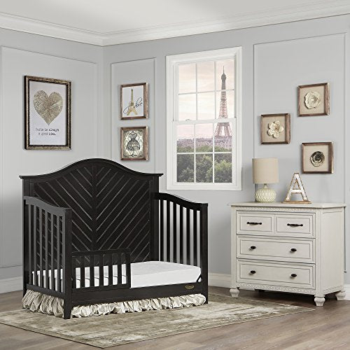 Dream On Me Ella 5 in 1 Convertible Crib in Dark Brown