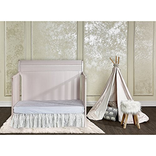 Dream On Me Bailey 5-in-1 Convertible Crib, Blush Pink