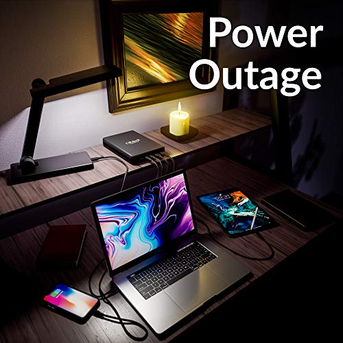 PD Power Bank 50000mAh, Crave PowerPack Portable Battery Pack Charger [Power Delivery PD 3.0 USB-C 60W + Quick Charge QC 3.0 Dual Ports] for MacBook, iPhone, Samsung, and More