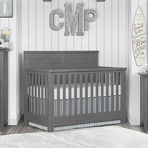 Evolur Belmar Flat 5 in 1 Convertible Crib