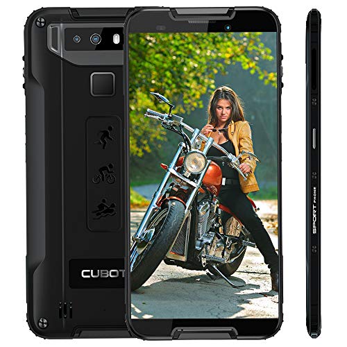 CUBOT Quest Smartphone 64GB Unlocked Rugged Dual 4G SIM Android 9.0 Pie 4000mAh 5.5in HD Display Face ID Finger Print