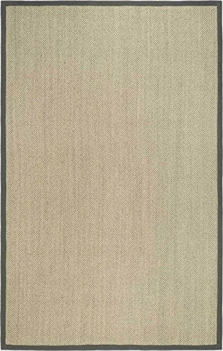 Safavieh Natural Fiber Collection NF443B Tiger Eye Marble and Grey Sisal Area Rug (10' x 14')