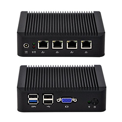 Mini PC Windows x86 Intel Baytrail J1900 Quad Core 8G Ram 128G SSD Office Industrial Fanless Computer